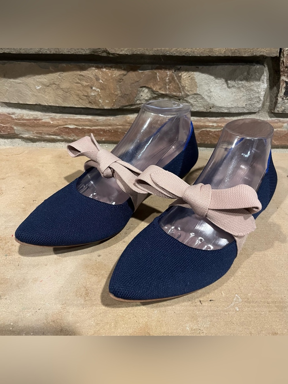 Rothy's The Point Mary Jane in Sapphire Blue